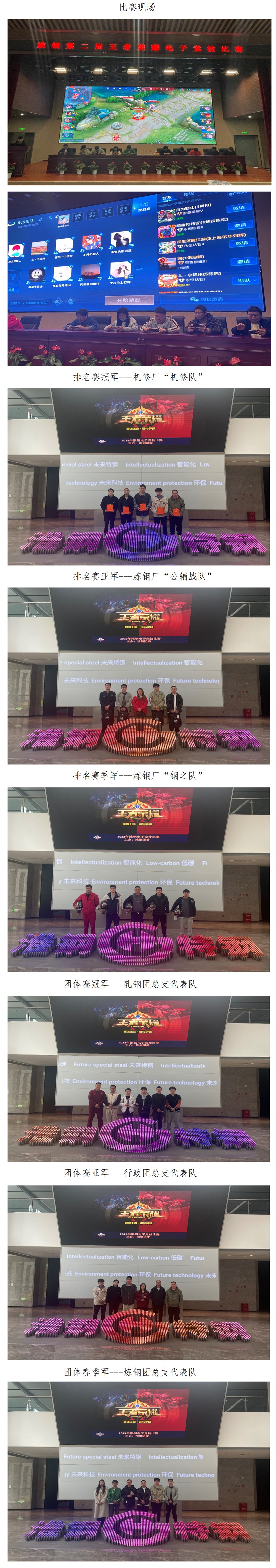 淮鋼第二屆“王者榮耀”電子競(jìng)技比賽圓滿(mǎn)落幕