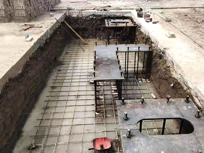 翻模機預埋件基礎2